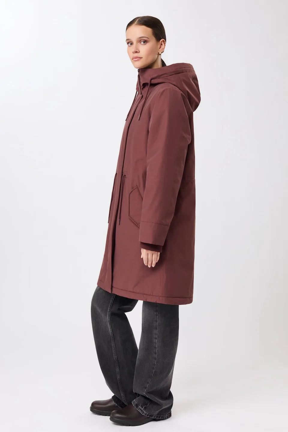 LangerChen - Multifunctionele Parka - Burgundy