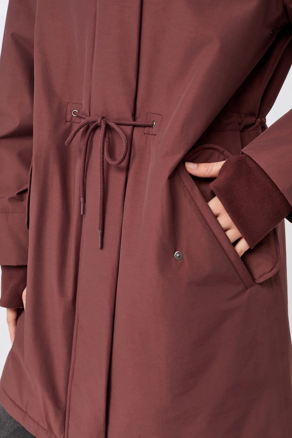 LangerChen - Multifunctionele Parka - Burgundy