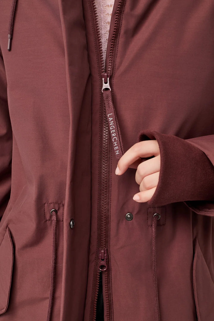 LangerChen - Multifunctionele Parka - Burgundy