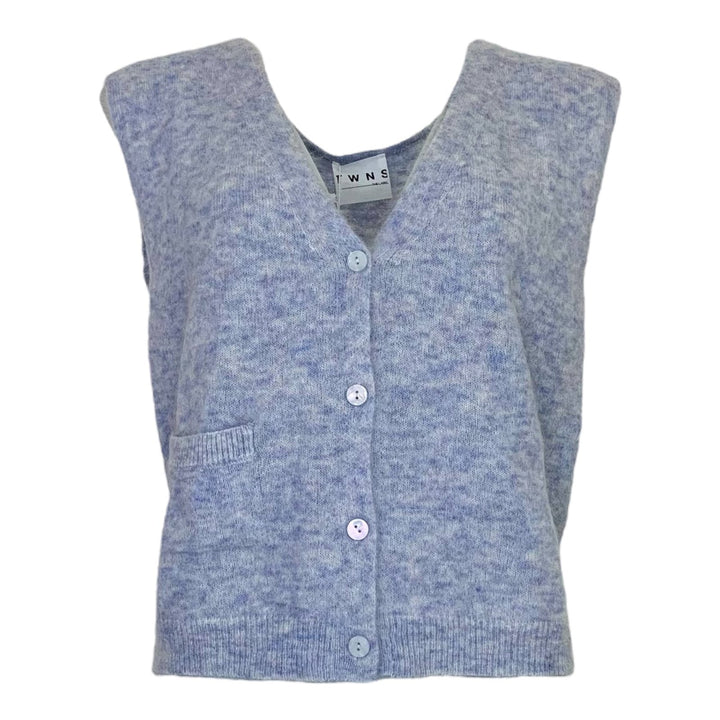 TWNS the label - Castlerock Sleeveless vest - Skyblue