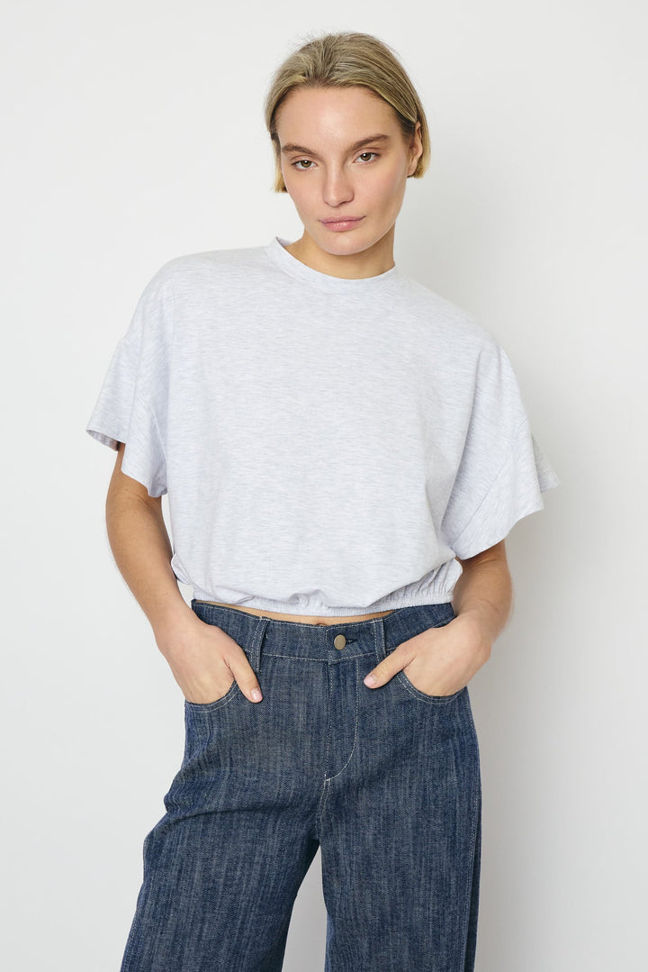 RE/BORN - Raffa Tee - White Melange