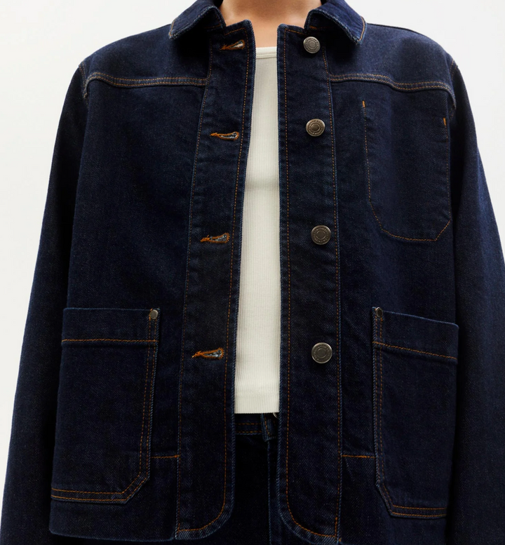 Thinking Mu - Jacket Debbie - Denim Medium Wash