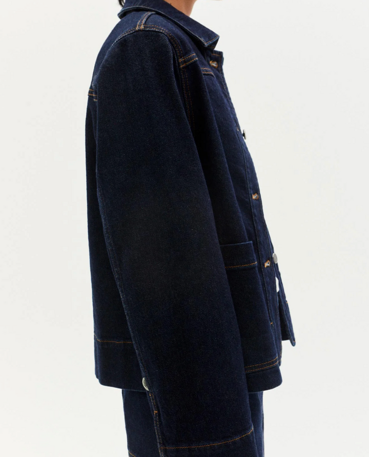 Thinking Mu - Jacket Debbie - Denim Medium Wash