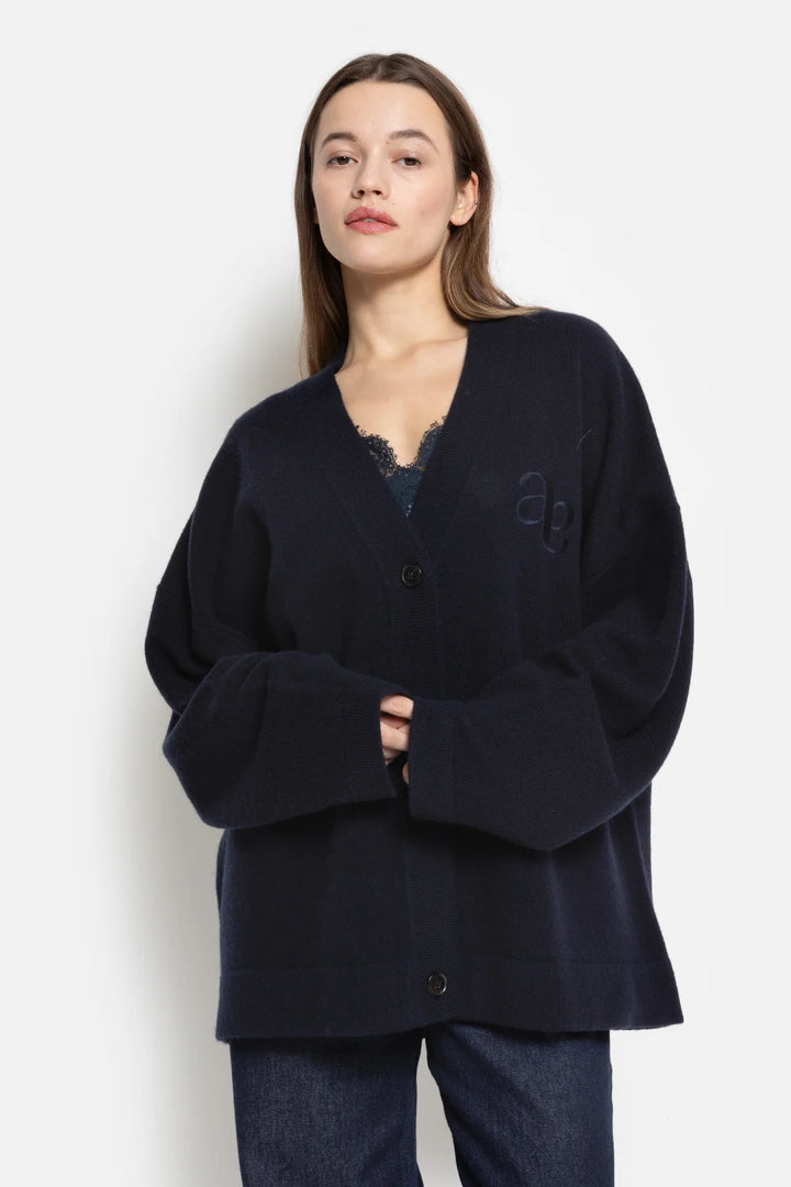 Ame Antwerp - Olympia Knitted Cardigan - Navy