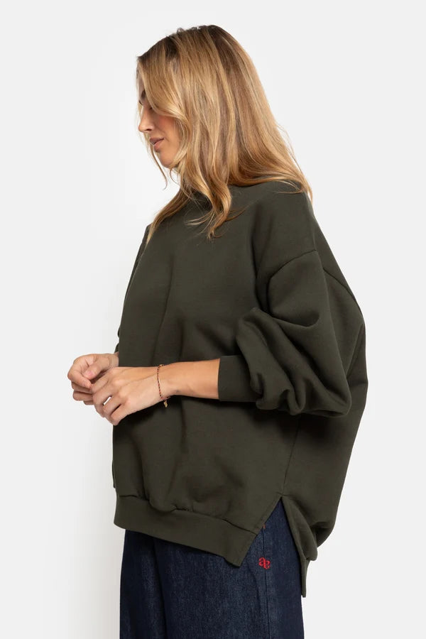 Ame Antwerp - Ulla Oversized Sweatshirt | Forest Green