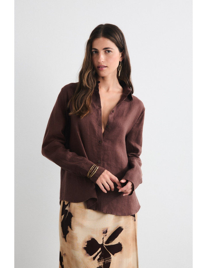 MUS &amp; BOMBON - Aurora Blouse - Dark Pin