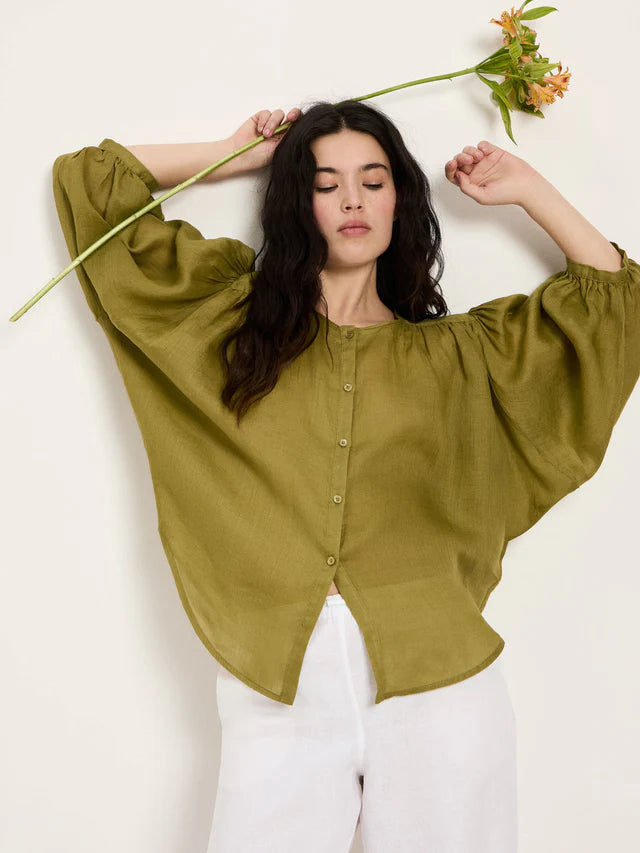 Lanius - Blouse van Ramie - Cyprus