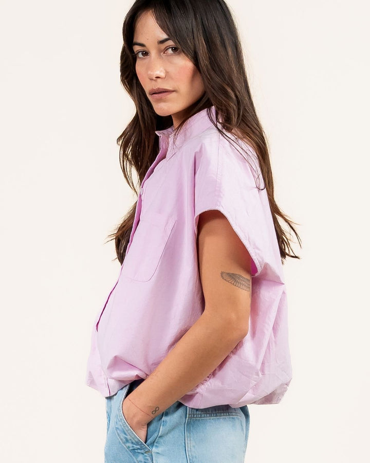 Kuyichi - Dilek Mouwloze Blouse - Light Pink