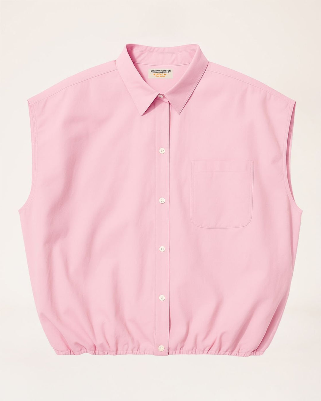 Kuyichi - Dilek Mouwloze Blouse - Light Pink