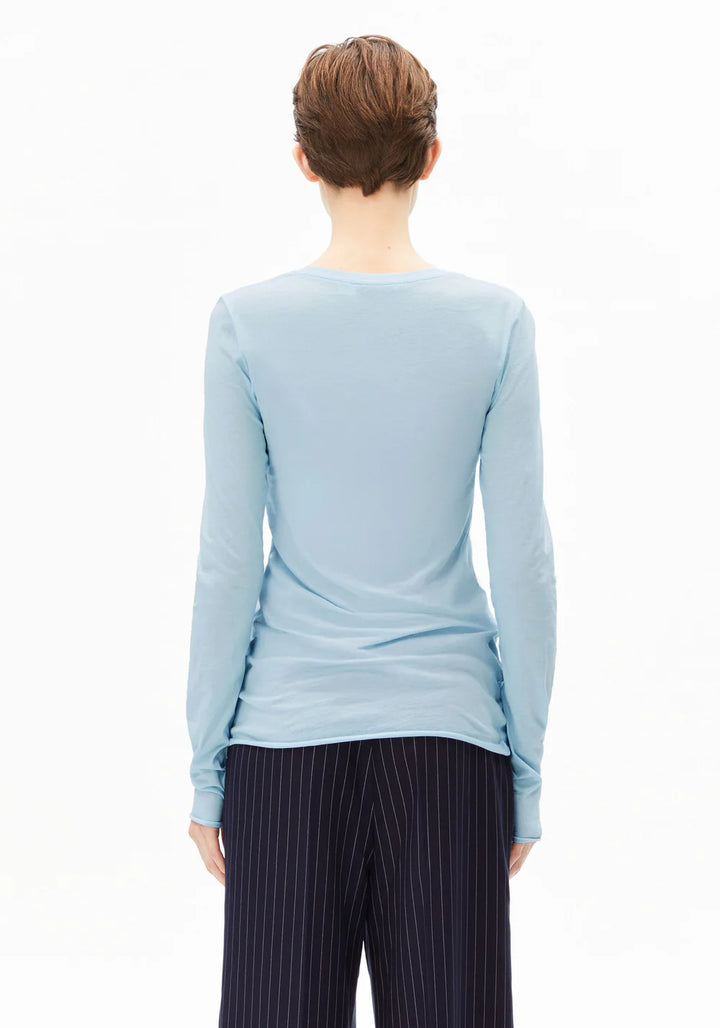 Armed Angels - T-shirt lange mouw Einiaara - Blue Glow