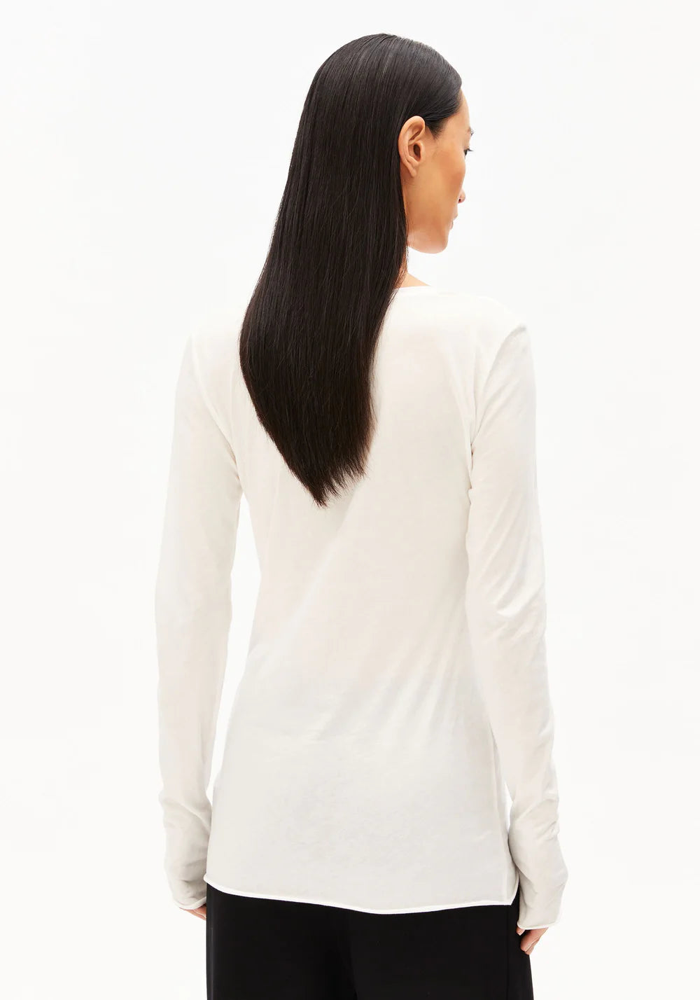 Armed Angels - T-shirt lange mouw Einiaara - Off White