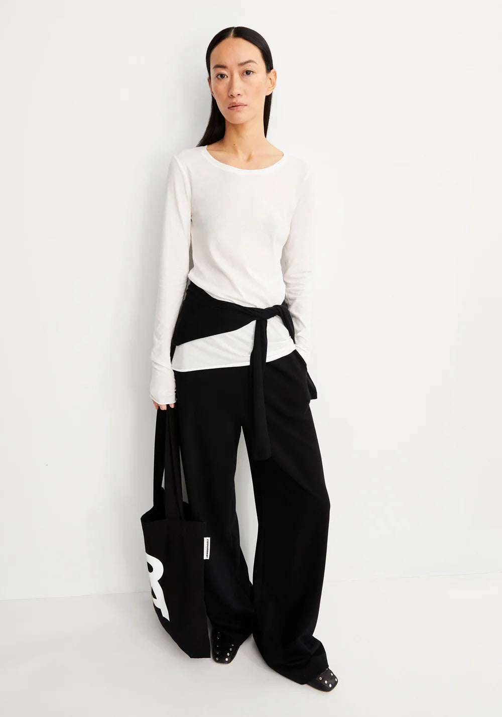 Armed Angels - T-shirt lange mouw Einiaara - Off White