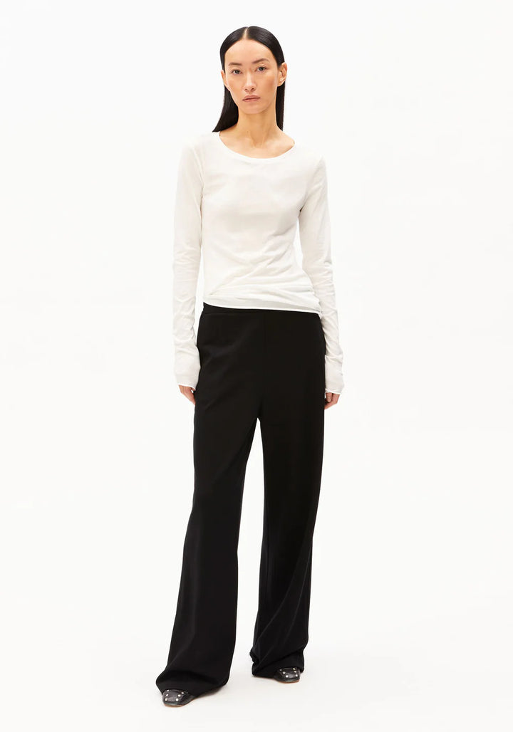 Armed Angels - T-shirt lange mouw Einiaara - Off White