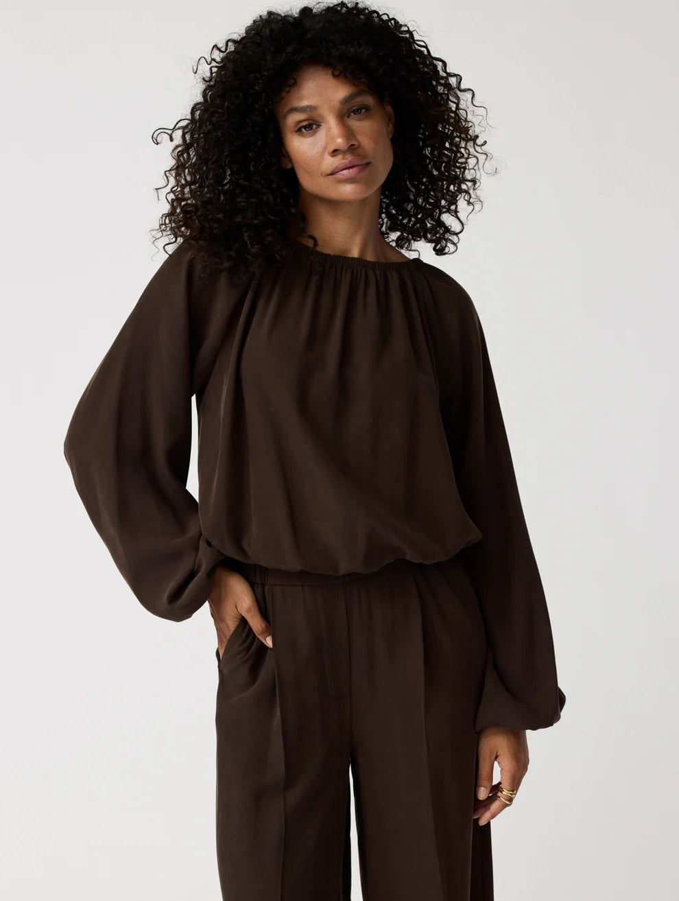 Alchemist - Blouse Elise - Dark Brown