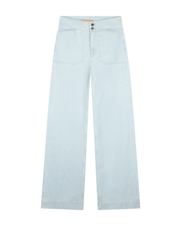 Kuyichi - Farrah Worker High Waist Wide Leg - Super Light