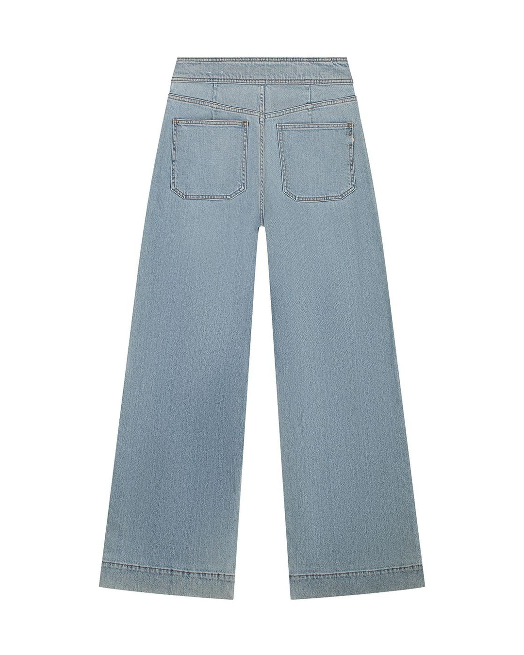 Kuyichi - Farrah Worker High Waist Wide Leg - Steel Blue