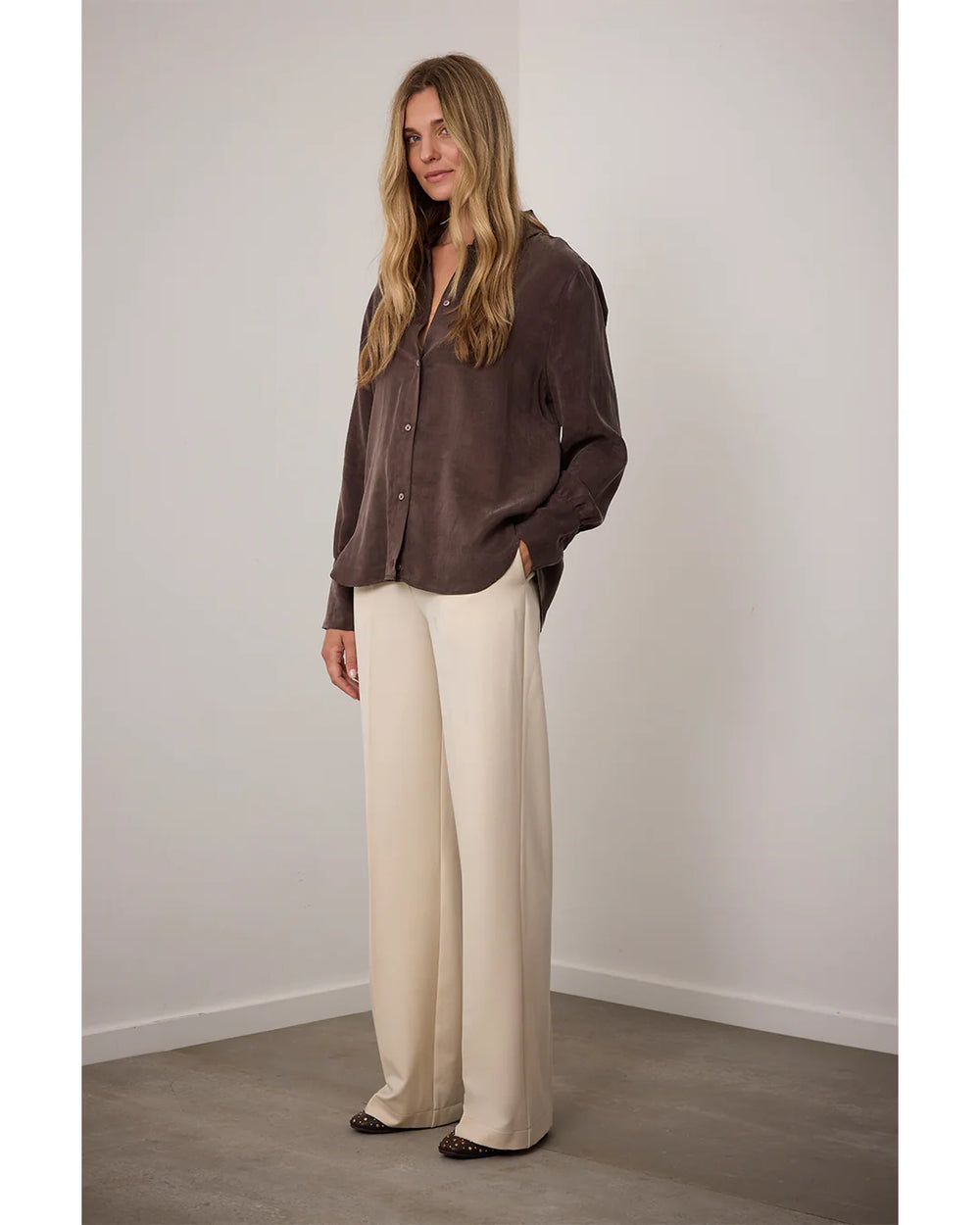 Corel Amsterdam - Carmelia Pants Laminato - Ivory