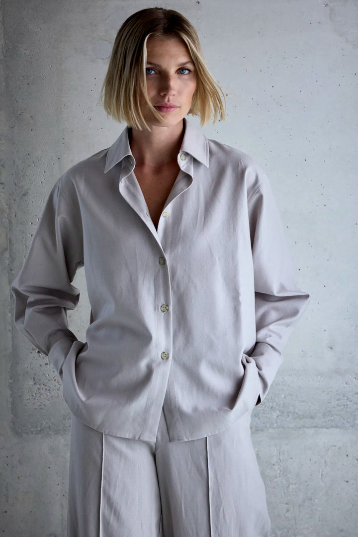 Femmes du Sud - Blouse Jeri - Light Grey