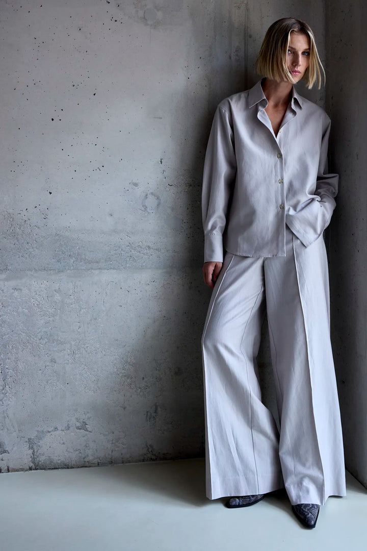 Femmes du Sud - Blouse Jeri - Light Grey