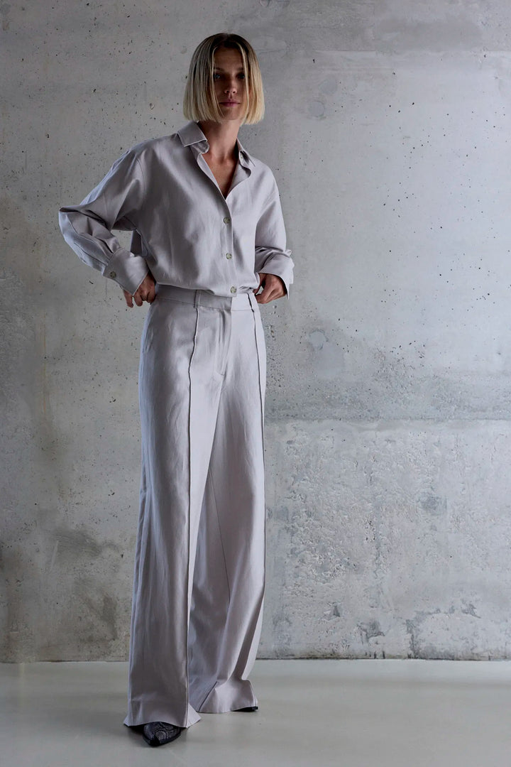 Femmes du Sud - Blouse Jeri - Light Grey