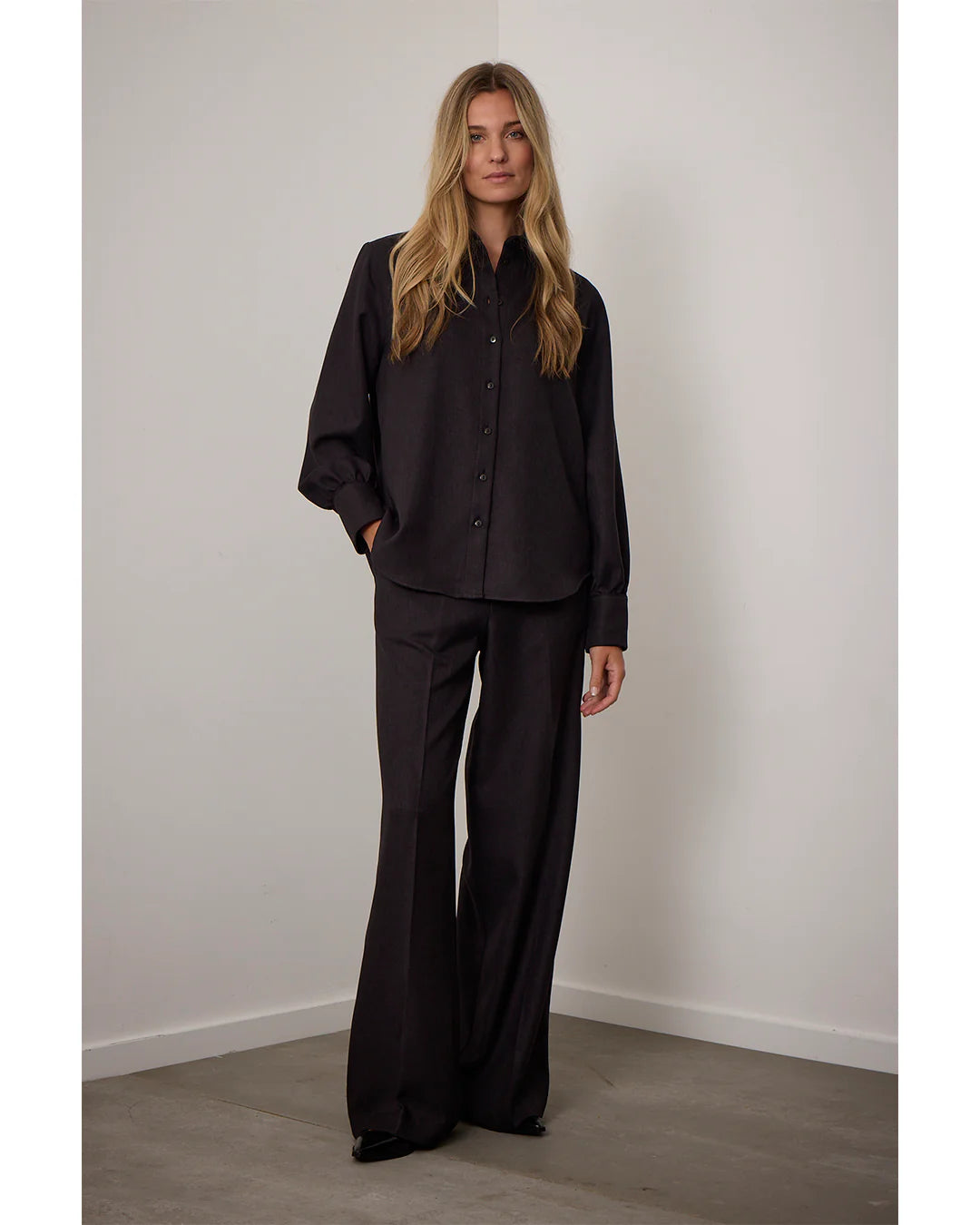 Corel Amsterdam - Julia uni Pants - Used Black