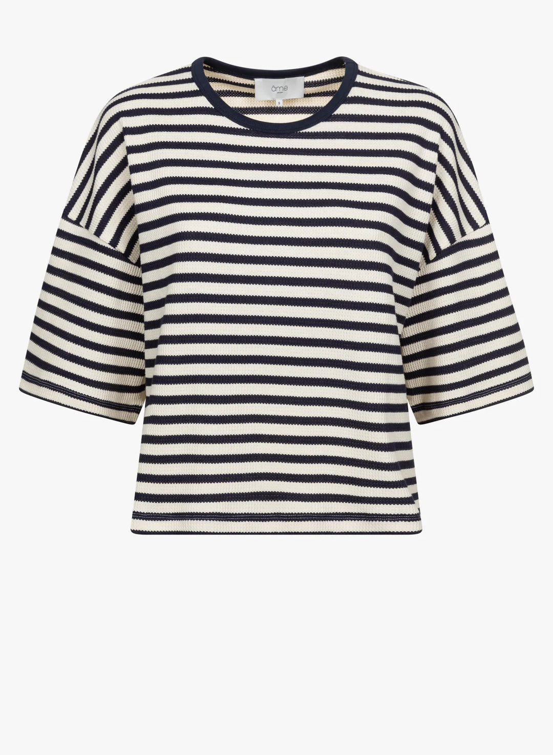 Âme Antwerp - Klaxon T-Shirt - Blue/Ecru