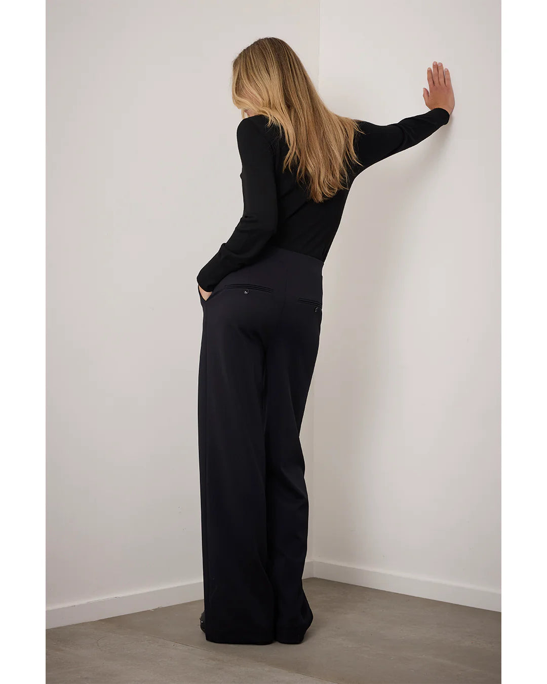 Corel Amsterdam - Lilly Wide Pants - Zwart