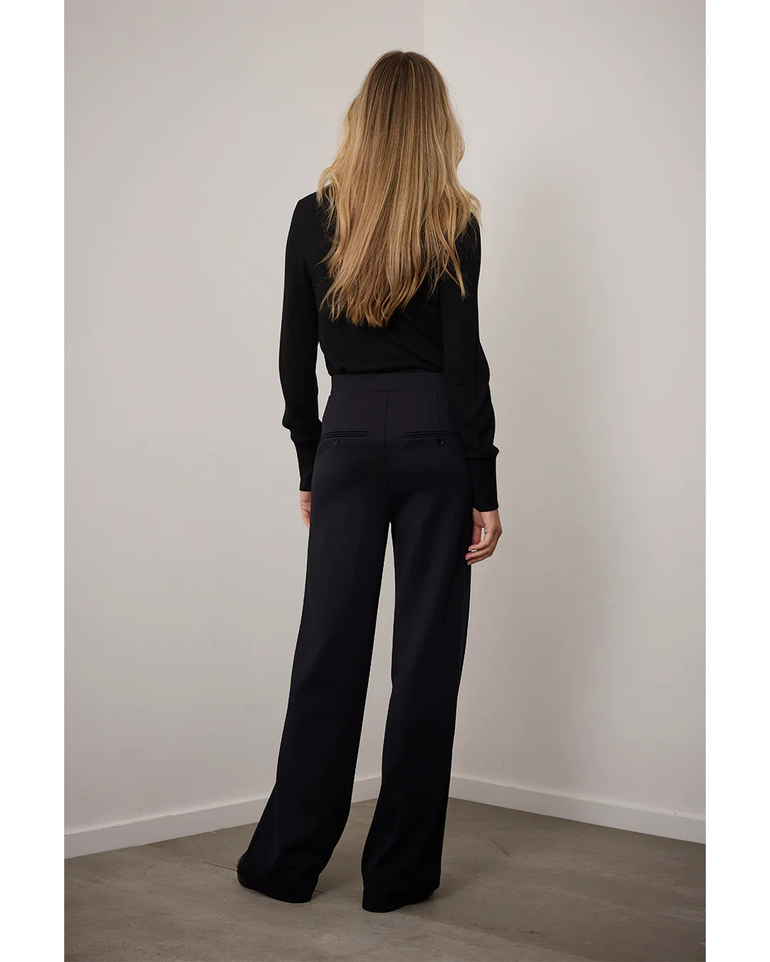 Corel Amsterdam - Lilly Wide Pants - Zwart