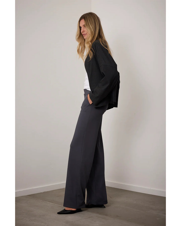 Corel Amsterdam - Lily Wide Pants - Antraciet