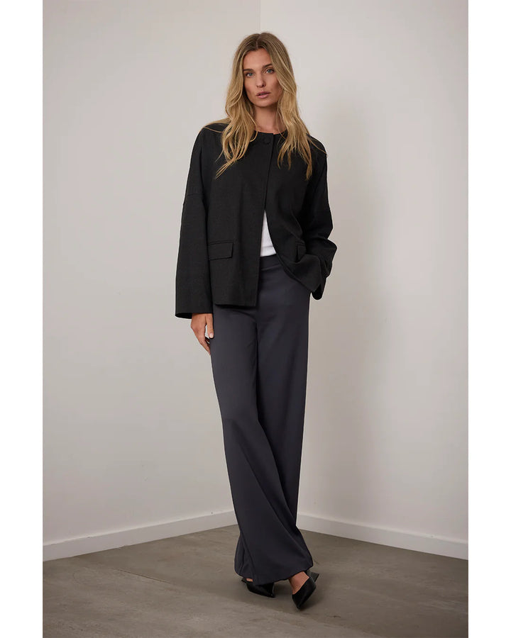 Corel Amsterdam - Lily Wide Pants - Antraciet
