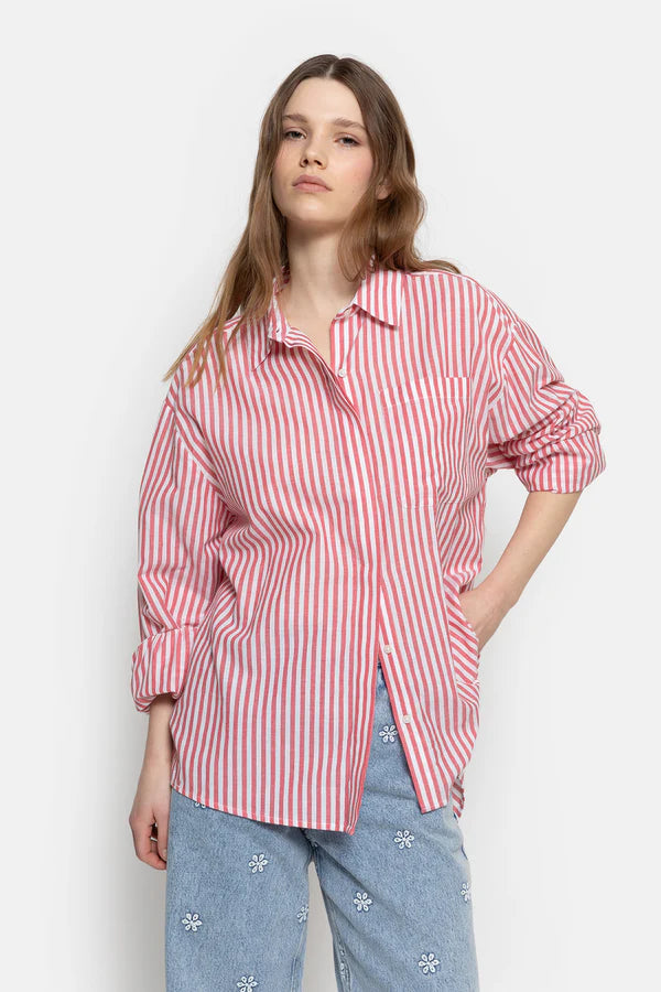Âme Antwerp - Madeline Blouse - Red/White
