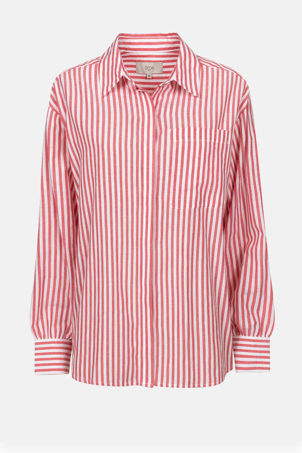 Âme Antwerp - Madeline Blouse - Red/White