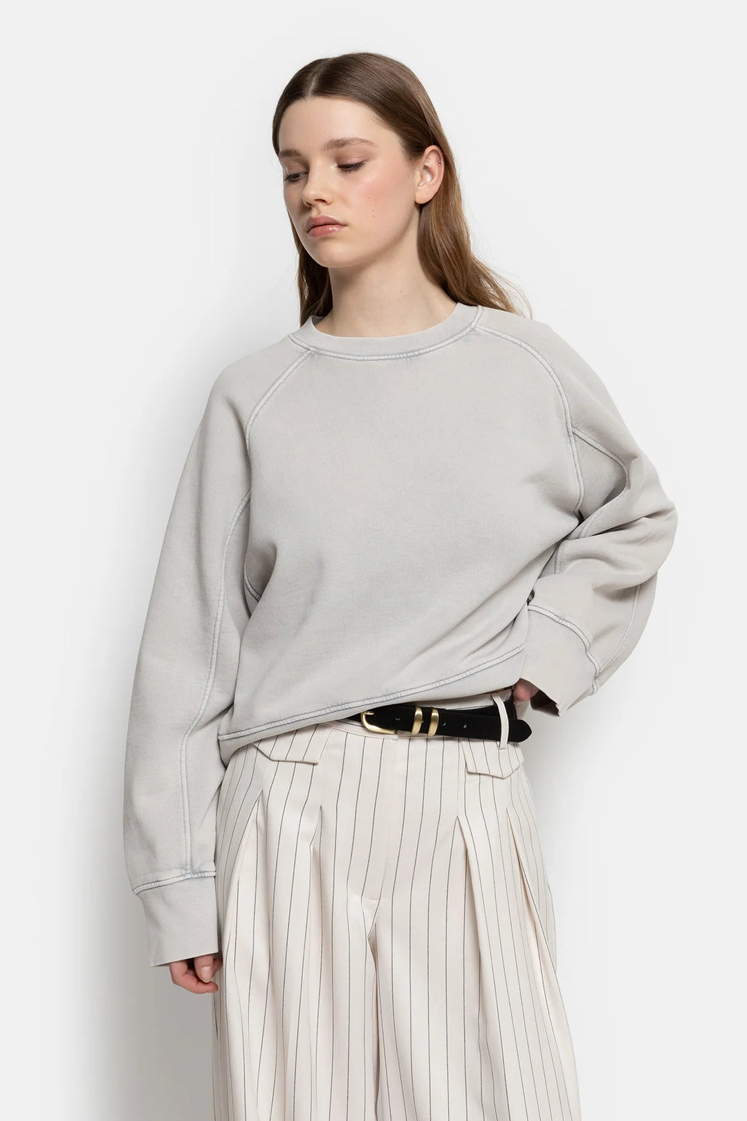 Âme Antwerp - Mike Sweatshirt - Natural Grey