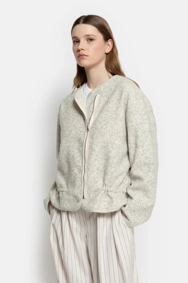 Âme Antwerp - Need Wooly Jacket - Light Marled Grey