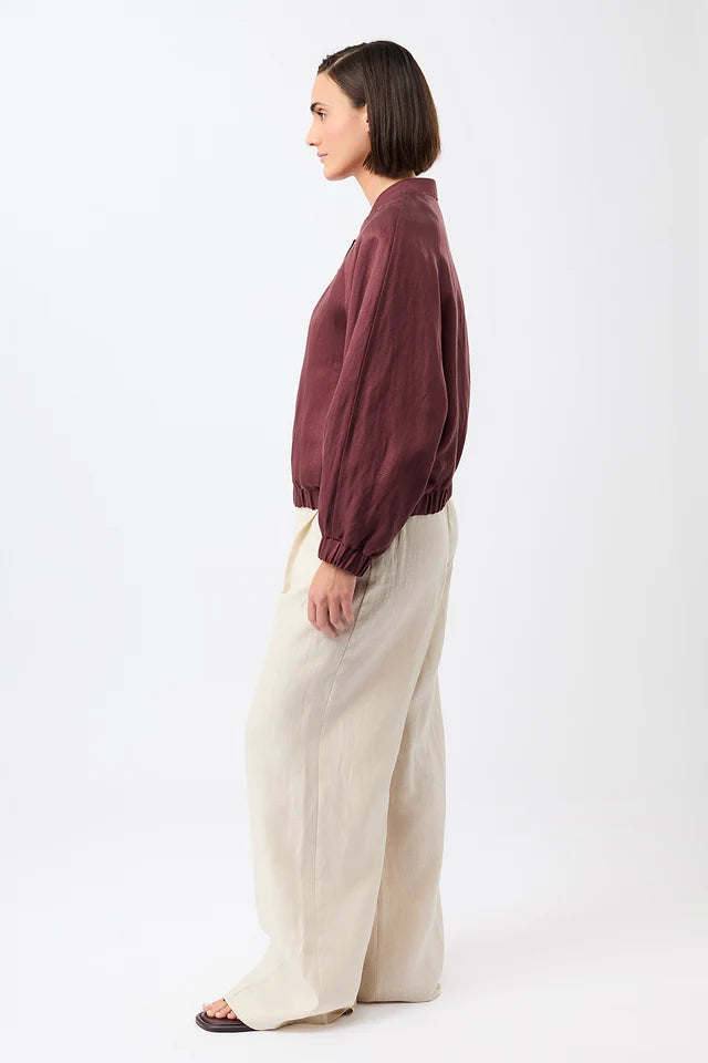 LangerChen - Tencel Bomber Jack Noora - Rubywood