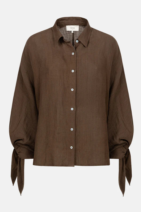 Âme Antwerp - Nugget Linnen Blouse - Brown