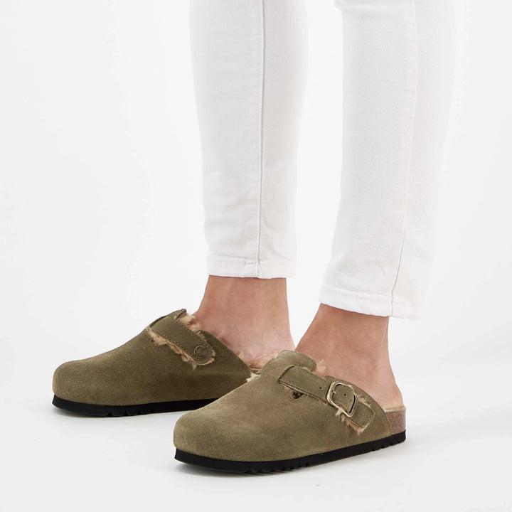 Scholl - Clogs Fae- Khaki