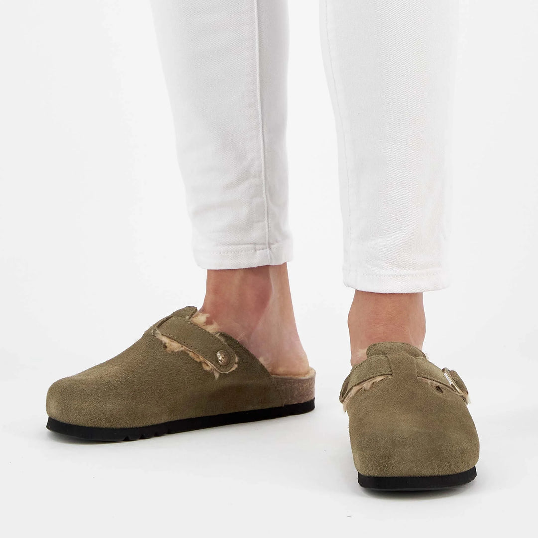 Scholl - Clogs Fae- Khaki