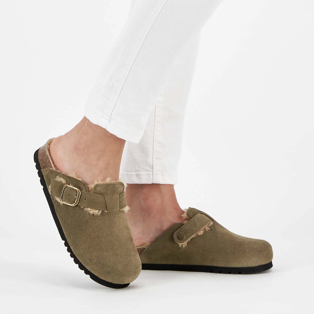 Scholl - Clogs Fae- Khaki