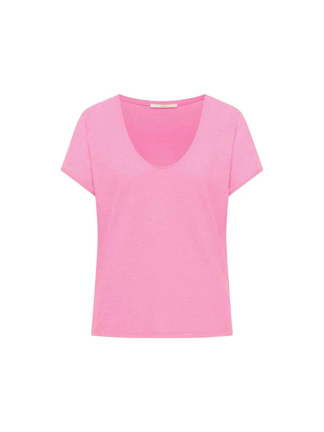 Lanius - T-Shirt van Hennep en Katoen - Bright Orchid