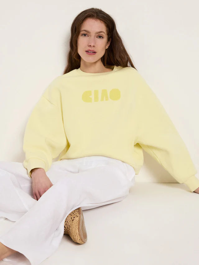 Lanius - Statement Sweatshirt - Pastel Sun