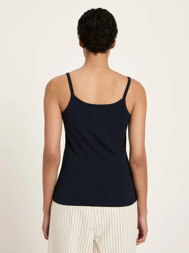 Lanius - Tank Top van Katoen - Onyx