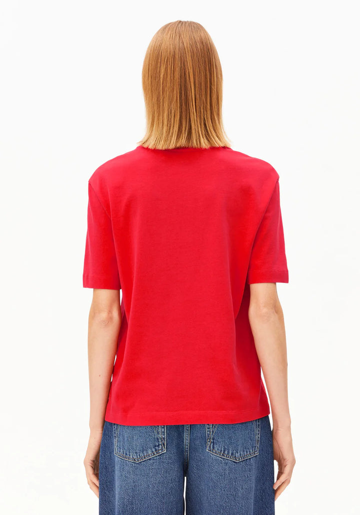 Armed Angels - T-shirt Tarjaa Iconic - Mars Red