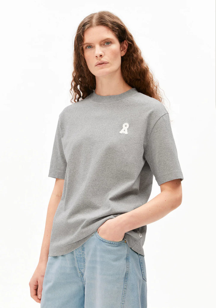 Armed Angels - T-shirt Tarjaa Iconic - Silver Melange