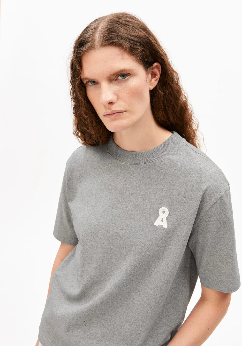 Armed Angels - T-shirt Tarjaa Iconic - Silver Melange