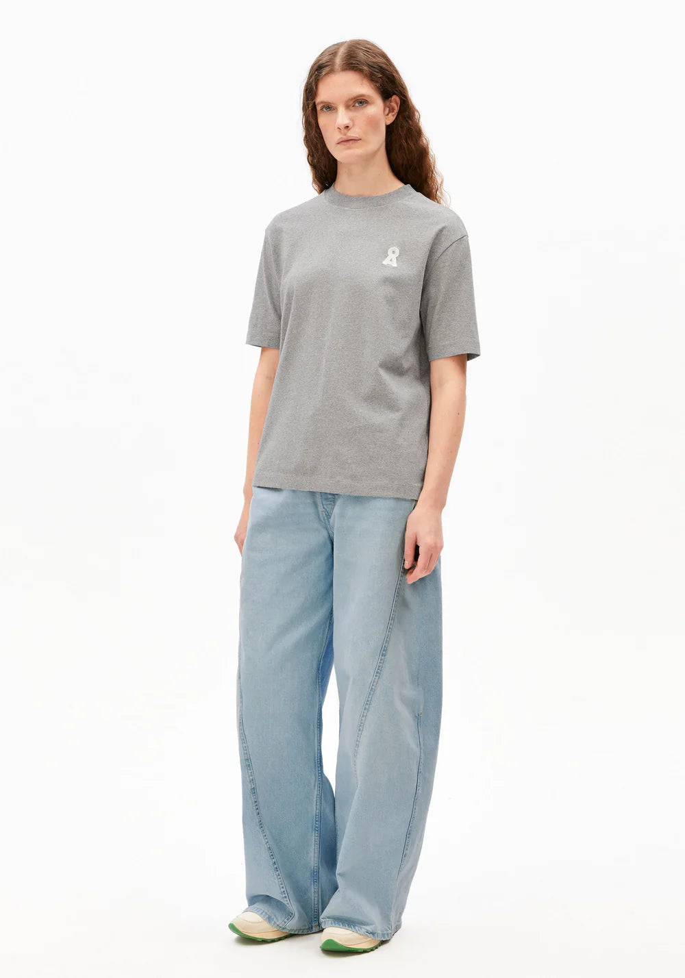 Armed Angels - T-shirt Tarjaa Iconic - Silver Melange