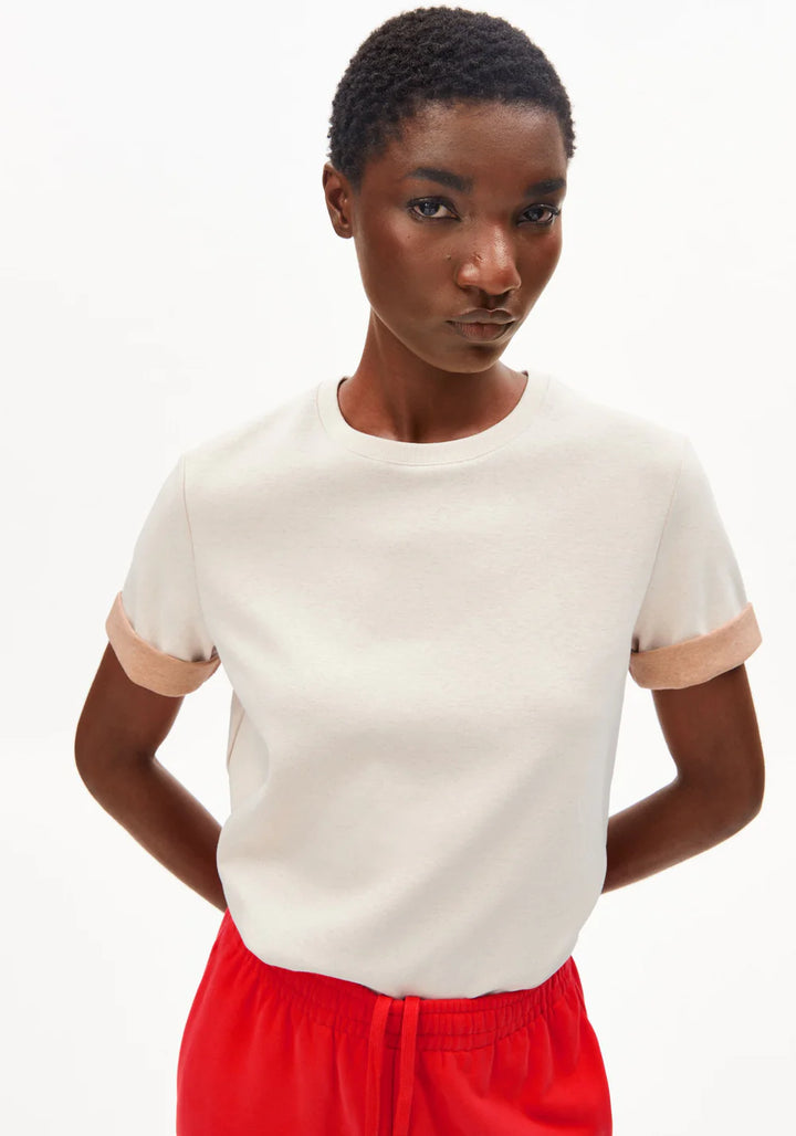 Armed Angels - T-shirt Un-Wasted - Undyed/Cinnamon