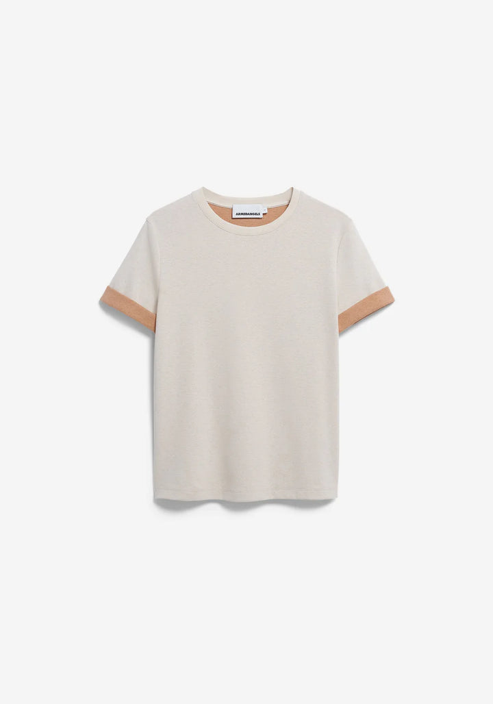 Armed Angels - T-shirt Un-Wasted - Undyed/Cinnamon