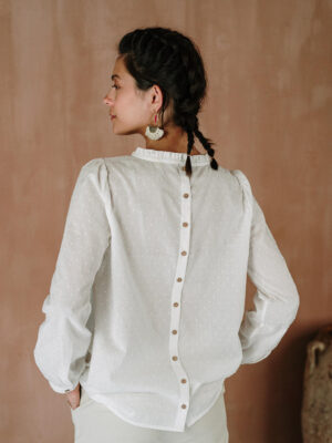 J-Label blouse Mansie Dobby