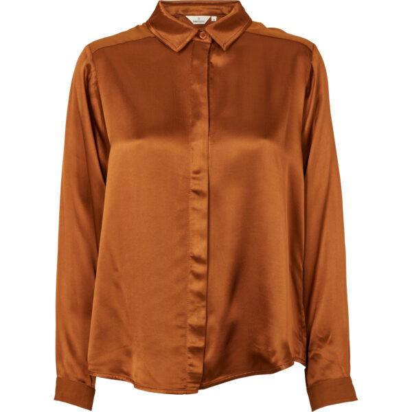 basic apparel flora blouse brons